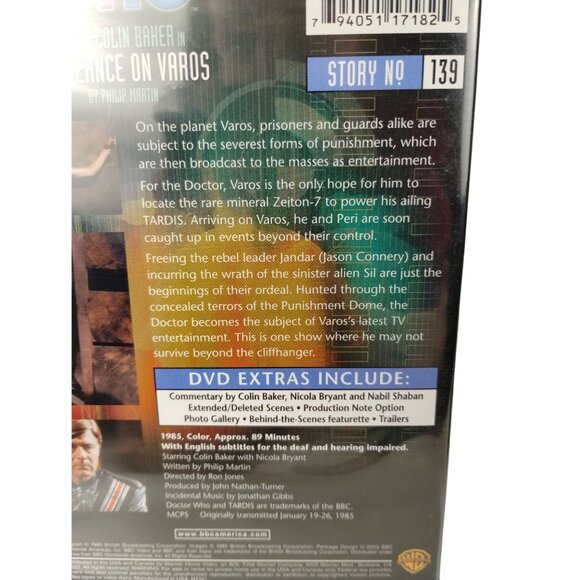 Doctor Who Vengeance on Varos Episode 139 Colin Baker Sixth Doctor BBC Video - Picture 4 of 4